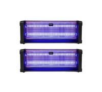 pack 2x destructeurs d'insectes electrique 40w antimoustique 230v 150m2