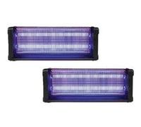 Pack 2x destructeurs d'insectes electrique noir 40w anti-moustique 150m2 G