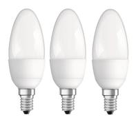 Pack 3 Ampoules Osram Led Flamme E14 40w