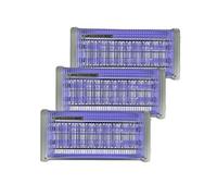 PACK 3 Destructeur d'insectes Electriques 30W Anti-Moustique 230V 30m2 Grille haute tension