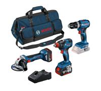 Pack 3 outils 18V (2x5.0Ah) dans un sac - BOSCH 0615990N35