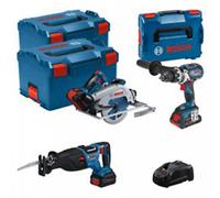 Pack 3 outils 18V BOSCH : GSB 18V-110C + GKS 18V-68GC + GSA 18V-28 + 1 batterie 4,0 Ah (ProCORE) + 2 batteries 5,5 Ah (ProCORE) + GAL 1880CV (L)