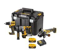 DeWalt Ensemble 3 outils sans fil DCK355P2T XR 18V brushless - DCD800/DCH172/DCG405, 2x5Ah Li-Ion