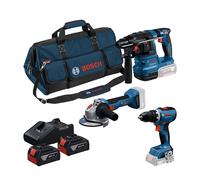 Pack 3 outils 18V (GSR 18V-65 + GBH 18V-22 + GWS18V-8) BOSCH