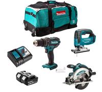 Pack 3 outils (2x5.0 Ah) dans LXT600 - MAKITA DLXCBO035