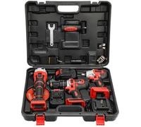 Pack 3 outils - TEENO - TEENO 20V - Batteries 20V 3Ah - Brushless - Usage professionnel