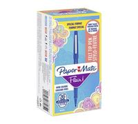 Pack 30 stylos feutre Flair bleus Paper Mate + 6 offerts
