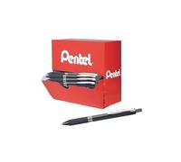 Pack 36+12 stylos OH! Gel noir - Noir - Pentel G