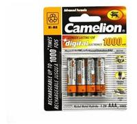4 Piles Rechargeables AAA / HR03 1000mAh Camelion