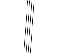 Pack 4 tringles alu 2500 mm noir RAL9005 B3 LA CROISEE DS DS7020-013
