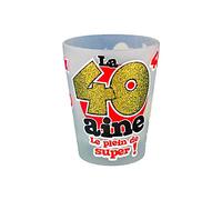 Pack 4 Verres Shooters 40 Ans