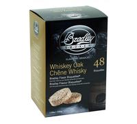 Pack 48 Bisquettes de fumage Bradley Smoker - Chêne Whisky