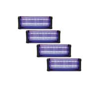 PACK 4X Destructeur d'insectes Electrique Noir 40W Anti-Moustique 150m2