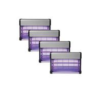 PACK 4X Destructeurs d'insectes Electrique 20W Anti-Moustiques 80m2 Silencieux