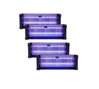 pack 4x destructeurs d'insectes electrique 40w antimoustique 230v 150m2