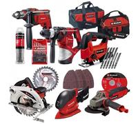 Pack 6 machines filaires + consommables + sacs de transport EINHELL