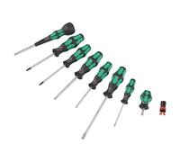 Pack 9 Pièces 8 Tournevis Torx / Plat + 1 Agrippe Marque Allemande WERA 9527