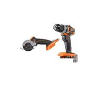 Pack AEG Perceuse à percussion - Mini scie multi-matériaux - 18 V - Subcompact - Brushless