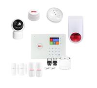 Pack Alarme Maison - Sécurité Totale prête à l'emploi - WiFi + 4G + GSM - Inclus 11 Accessoires