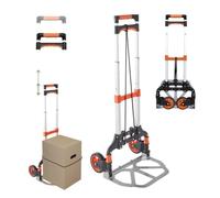 Pack and Move - Diable Pliable en Aluminium - 28 x 39 x 100 cm - 70 KG Max - pour déménagement et Transport