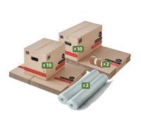 Pack and Move - Kit déménagement Premium T1/T2 + 2 adhésifs offerts