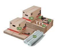 Pack and Move - Kit déménagement Premium T3/T4 + marqueur noir et 3 adhésifs offerts