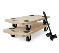 Pack and Move - Kit Levier soulève Meubles - 2 Chariot roulettes 150 kg - Lève Porte 100 KG - pour Meubles Lourds - Déplacer Meubles et Portes