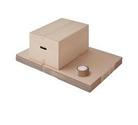 Pack and Move - Lot 10 cartons déménagement seconde main - 57 x 39 x 34 cm - Cartons réemployés - Seconde vie - 1 adhésif offert