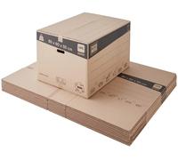 Pack and Move - Lot 30 cartons déménagement XXL - 80 x 60 x 50 cm - Poignées renforcées - 3 adhésifs offerts