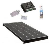 PACK ANTARION BLACK BOOSTER 170W Seul Panneau solaire Camping Car + Kit de pose solaire avec Régulateur de Charge G