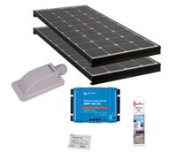 Pack ANTARION BLACK BOOSTER 2x Panneaux Solaires 120W + Régulateur solaire VICTRON 30A