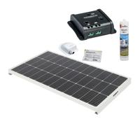 PACK ANTARION Panneau solaire Monocristallin 160W + Régulateur PWM 10A + Kit de pose Camping-car