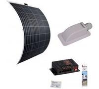 PACK ANTARION Panneau Solaire Souple 135W + Régulateur de charge Bluetooth + passe-toit + Dekasyl MS1 Camping-Car G