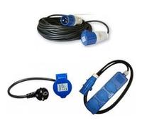 Pack ANTARION Rallonge Electrique 25m Prise P17 + Adaptateur Femelle P17 230V + HABA Rallonge Multip
