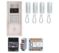 Pack audio 4 postes complet blanc - AIPHONE - 200375
