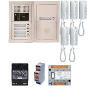 Pack audio 5 post complet blanc - AIPHONE - 200376