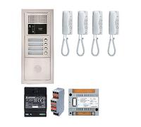 Pack audio - AIPHONE - GTBA4E - Platine de rue encastrée - 4 fils - Volume réglable