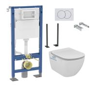 Pack Autoportant Bati-support Geberit Duofix + WC sans bride Ideal Standard Tesi