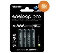 Pack avantageux 8 piles rechargeables AAA Panasonic Eneloop Pro - 930mAh