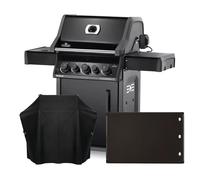 Pack Barbecue à gaz Napoleon Rogue 425 Réchaud + Rôtissoire + Housse et Plancha