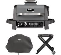 Pack barbecue électrique & Fumoir Ninja Woodfire avec chariot et housse | OG701LOT | par SharkNinja