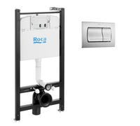 Pack Bâti-support Roca Active + Plaque chrome mat (RocaActive-2)