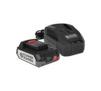 Pack batterie 2Ah 20V KS 20V2-1 + chargeur 20V KS C24A KONNER & SOHNEN