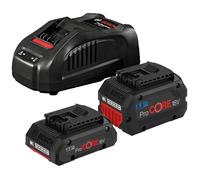 Pack batterie BOSCH 1 batterie ProCore 18V 4.0 Ah + 1 batterie ProCore 5.5 Ah + chargeur GAL 1880 CV - 1600A0214A