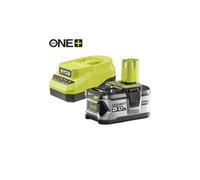 Pack batterie RYOBI 18V One+ 5,0Ah LithiumPlus - 1 chargeur rapide 2.0Ah RC18120A-150