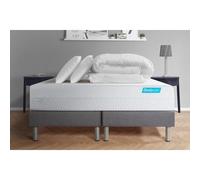 Pack BIOCARE 160x200 Mousse a memoire de forme BIO 5 zones Maxi epaisseur + Couette + 2 oreillers