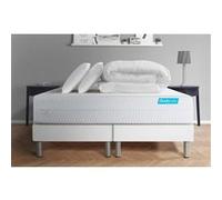 Pack BIOCARE 160x200 Mousse a memoire de forme BIO 5 zones Maxi epaisseur + Couette + 2 oreillers