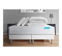 Pack BIOCARE 180x200 Mousse à mémoire de forme BIO 5 zones Maxi épaisseur + Couette + 2 oreillers G