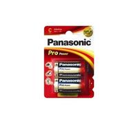 Panasonic Piles alcalines Pro Power LR14 (C) 1,5V – Blister de 2