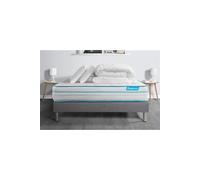 Pack BODYZONE+ 140x190 Ressorts ensachés, visco 5 zones Ultra épaisseur + Couette + 2 oreillers